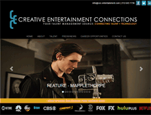 Tablet Screenshot of cec-entertainment.com